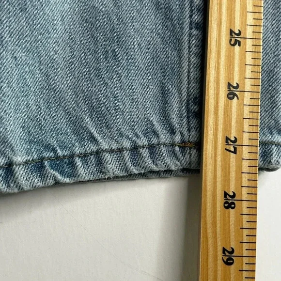 Everalne 90's cheeky ankle jean organic cotton light wash size 28 - Picture 10 of 10
